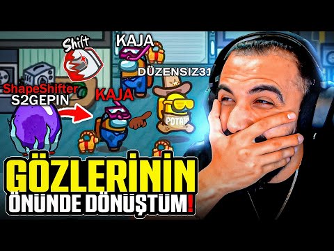 BAŞKASININ KILIĞINA GİRİP HERKESİN İÇİNDE KİLL ALIYORUM!! AMONG US | Barış Can