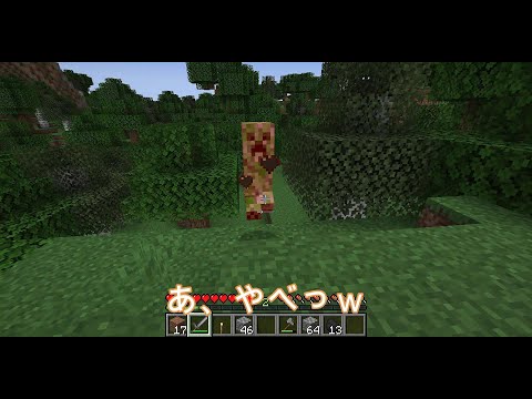 初めてのマイクラjava版　テストプレイ動画