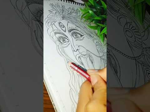 Diwali special kali mata drawing 🤩❤️ || #shorts