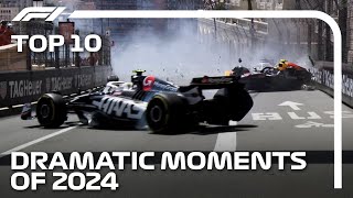 Top 10 Dramatic Moments Of The 2024 F1 Season