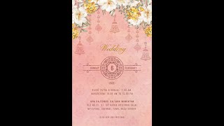 Nivedha weds SaiPrashanth Wedding Live Streaming