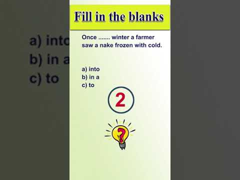 Fill in the blanks 18  #short  #youtubeshorts