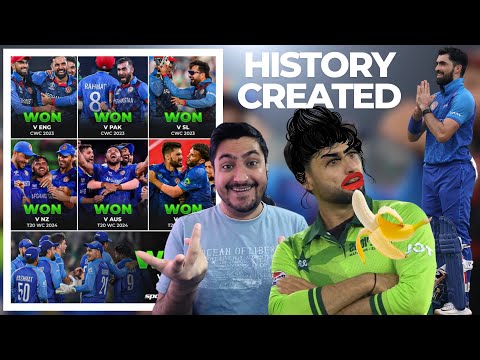 Pak Media Crying Afghanistan ne Lahore Gaddafi Stadium me history Create Kardi Ibrahim Zadran 177