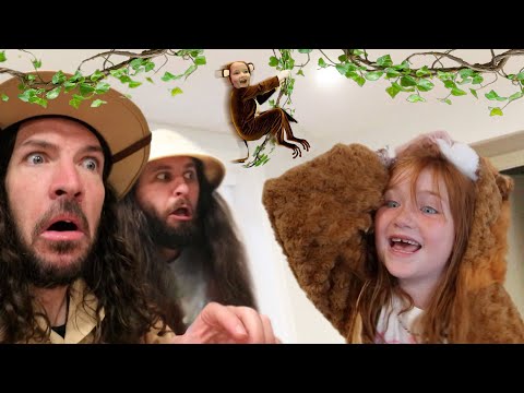 JUNGLE EXPLORERS find a Monkey Family!!  is there more Treasure to be Found?  ask Adley Niko & Clair