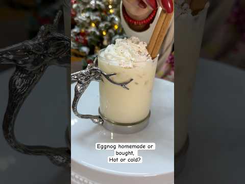 How do you like your Eggnog? #eggnog #holidaydrinks #itstime #christmas2024