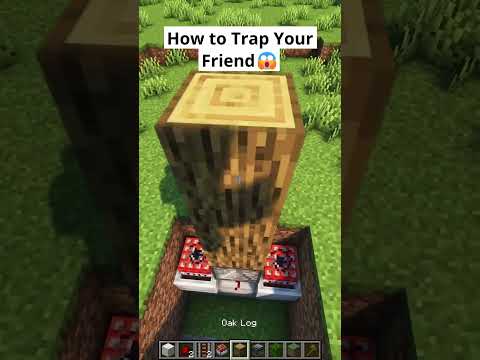 Minecraft Trap For Your Friend😱 #shorts