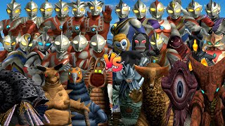 Ultraman Fighting Evolution3🔥Ultraman and monster combination battle#ufe3