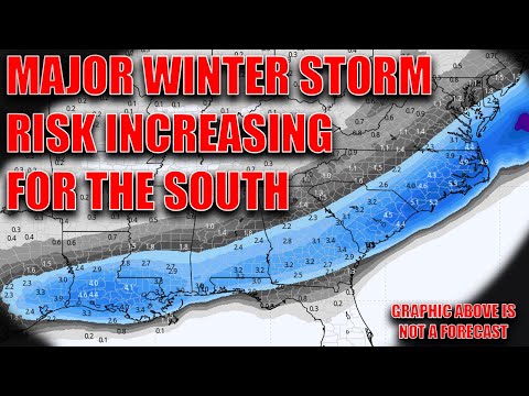 Major Winter Storm Risk Increasing For The South! Very Rare Set Up Looking Likely..