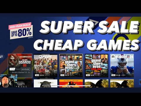 Super Cheap PlayStation Games SALE “OVER 1,200 Discounts PS4 & PS5 Games”