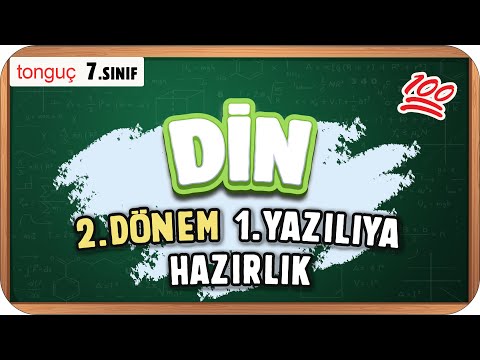 7.Sınıf Din 2.Dönem 1.Yazılıya Hazırlık 📑 #2025