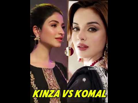 "Kinza Hashmi vs Komal Meer: Who’s the True Star of Pakistani Drama?"   #bollywood#pakistaniactor