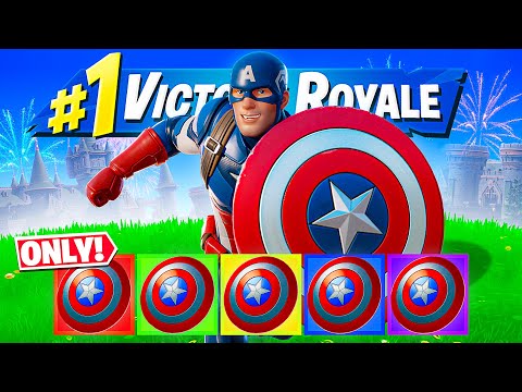 The CAPTAIN AMERICA Challenge in Fortnite! (Season 4)