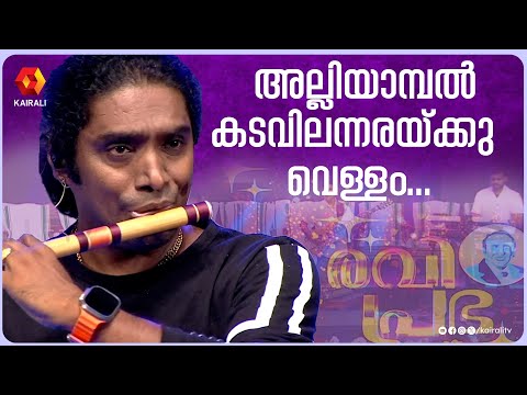 രാജേഷ്‌ചേർത്തലയുടെ ഫ്ലൂട്ടിൽ അല്ലിയാമ്പൽ കടവിൽ | RAJESH CHERTHALA | ALLIYAMBAL