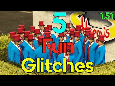 5 Fun Glitches in GTA Online - 1.51 #12