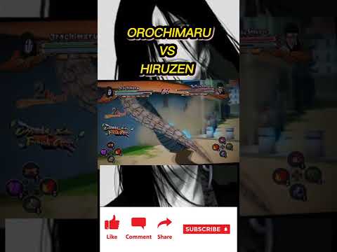 Orochimaru vs Hiruzen game ps3 Naruto Ultimate Ninja Storm 3 #Shorts #Bonusyoutubeshorts