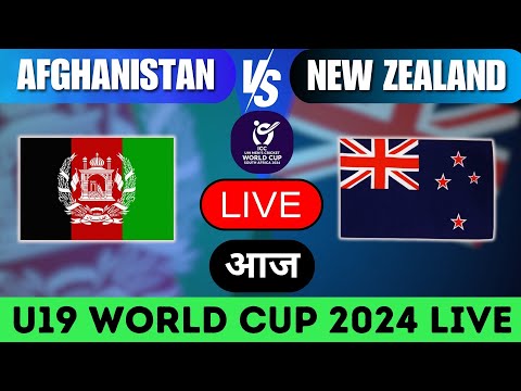 🔴Live: Afg vs NZ | U19 World Cup | LIVE MATCH SCORE | AfghanistanU19 vs NewzealandU19 | |