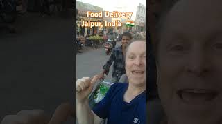 🇮🇳 FOOD DELIVERY Jaipur, India  #crazyindia #jaipurcity #indiatravel #indiatourism #indianstreetfood