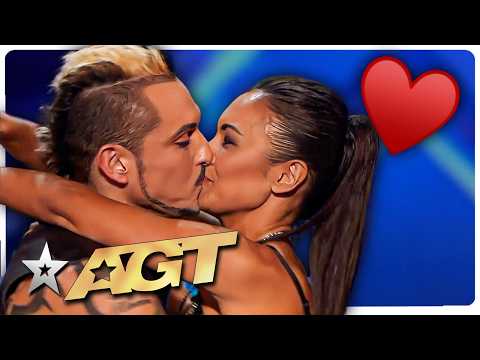 Love is in The Air! Unforgettable COUPLE Auditions on America's Got Talent!