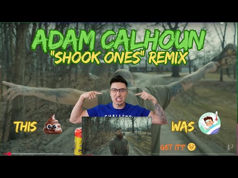 (My FAV beat!! 🔥) Adam Calhoun -"Shook Ones" Remix (Reaction) #adamcalhoun