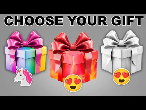 Choose Your Gift...! Rainbow, Red Or White🌈 🔴⚪How Lucky Are You? 😨QuizZone