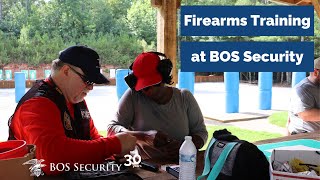 Firearms Training at BOS Security