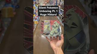 Black Friday Tyranitar Tin! Silent Pokemon Unboxing Pt. 1! #pokemon #sir  #pokemonunboxings  #asmr