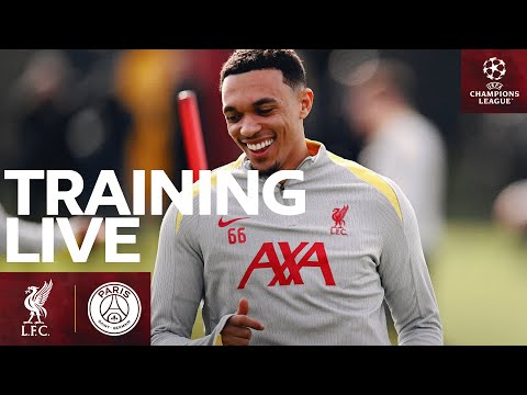 Live Training: Liverpool vs PSG | UEFA Champions League