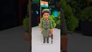 Diy Indian Army Soldier  Making 🪖 Republic day Special 26th January 🇮🇳🇮🇳 Jai Hind #shorts #short