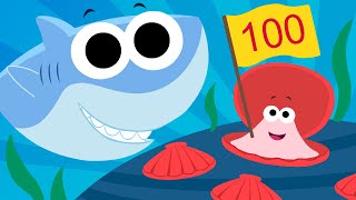 Let's Count To 100 | ft. Finny the Shark | Super Simple Songs