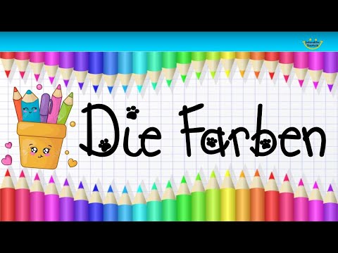 German lesson: The colours !! Die Farben + TEST + PDF !! Deutsch lernen !  Learn german !  Übungen !