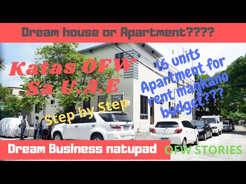 Vlog 3 Apartment Bldg. #1 Katas OFW Dream house or Apartment???