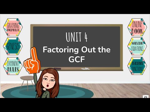 Factoring Out the GCF