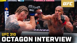 Ciryl Gane Octagon Interview | UFC 310