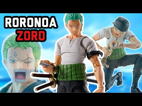 SH Figuarts One Piece Roronoa Zoro Romance Dawn Action Figure Review Tamashii Nations Bandai