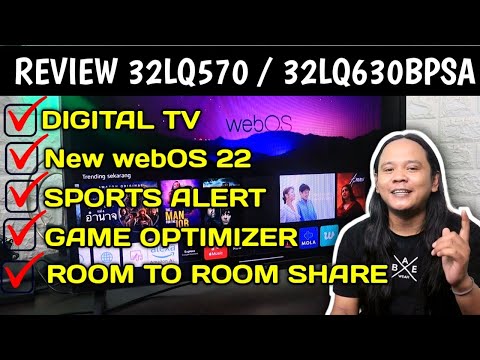 Full Review Smart TV LG 32LQ570BPSA / 32LQ630BPSA || Smart TV 32 inch Paling BAGUS & RECOMMENDED !!!