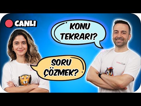 Konu Tekrarı mı Yapmalı? Soru mu Çözmeli?✍🏻 CANLI YAYIN🔴