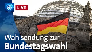 Bundestagswahl 2025 live: ARD-Wahlsendung zur Abstimmung in Deutschland