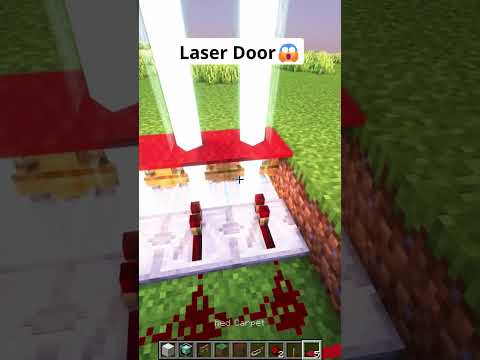 Minecraft Laser Door😱 #shorts