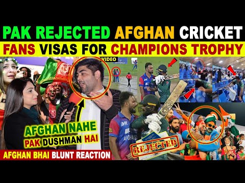 AFGHANISTAN TEAM BOYCOTT CT25 IN PAKISTAN DUE TO NO VISA | ICC SHIFT AFG MATCHES IN UAE