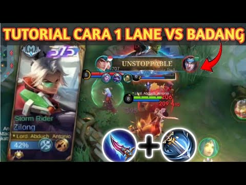 TUTORIAL CARA BERMAIN ZILONG XP VS BADANG DI SEASONS TERBARU [mobile legends bang-bang]