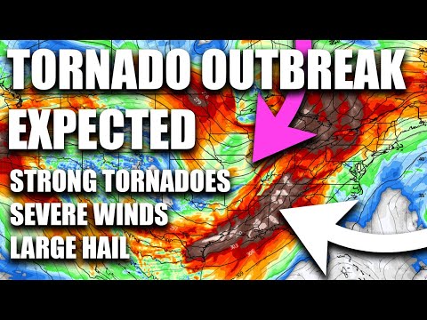 Tornado Outbreak Expected! Strong Tornadoes, Damaging Winds & Very Large Hail.. Detailed Breakdown!