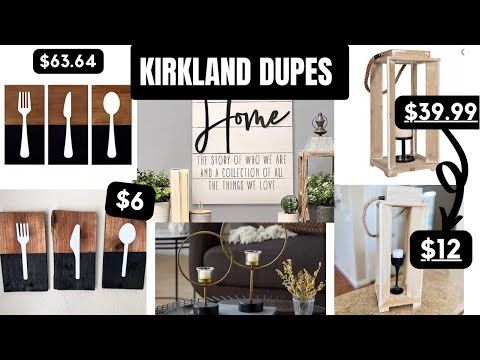 Kirkland’s Dupes | DIY Kirkland’s Dupes | Dollar Tree Kirkland's Dupes | DIY High-End Decor