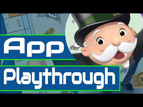 Monopoly Solitaire app playthrough | Uncle Pennybags is going down