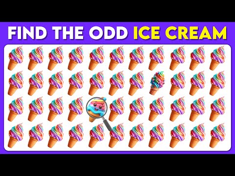 Find the ODD One Out - Sweets Edition 🍰🍨🍭 | Easy, Medium, Hard Levels Quiz | QuizZone