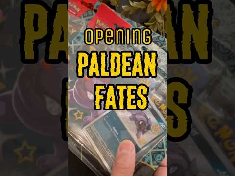 Paldean Fates blister opening #pokemontcg #paldeanfates