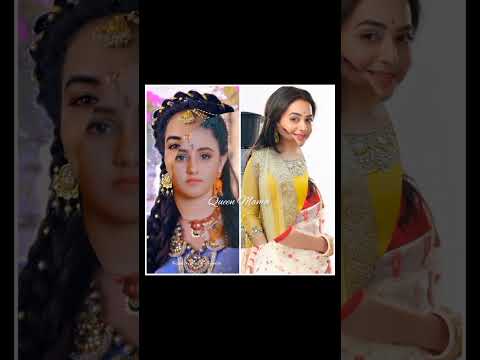 Radha Krishna serial all female Cast in Real life 😍 part 1  #viral #status #ytshort #subcribe