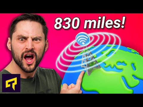 The World's LONGEST Wireless Internet Range