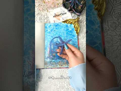 ASMR | 🪼 Underwater theme 🫧| Creative Journal | journal with me!#journal #asmr #scrapbook #art  #fun