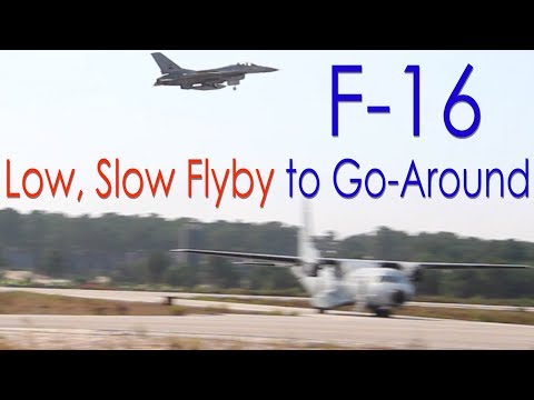 F16 Low Pass Flyby to go around for landing | Monte Real Air Base Open Day ! Portuguese Air Force