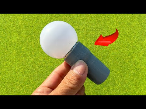 Why didn't I know this sooner? How to make a flashlight from LED bulbs.